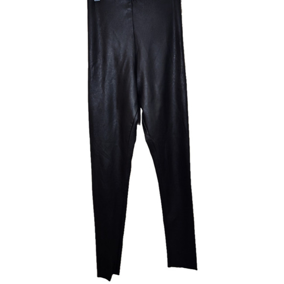 Commando Faux Leather Black Women's Leggings Size Small - Picture 1 of 4